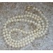 Perlenkette Hals Kette mit Perle Perlen 585 er Gold Damen Länge 85 cm 