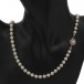 Kette Collier mit Perlen Pearl Perl in 585 14kt Weiß Gold Verschluss L.46 cm