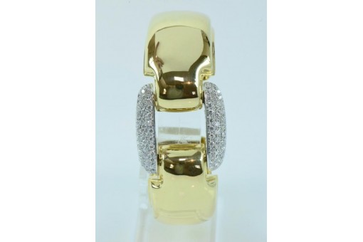 Armreif original WEMPE Brillanten Diamanten Marke 18 Kt. 750 Gold Expertise 