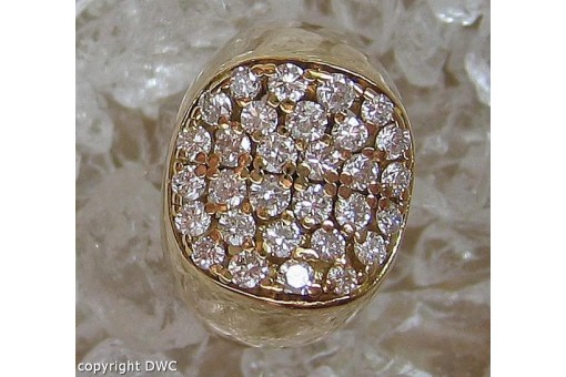 Ring mit Diamant Brillant in aus 18 Kt. 750 er Gold Grösse 56 Edel!