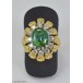 Ring in aus 18 Kt 750 er Gold mit Turmalin Diamant Brillant Grösse 52 Ringe top!