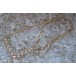 Hals Kette Collier 14 Kt. 585 er Gold mit Brillanten Diamanten 48 cm 