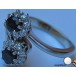 Ring mit Safir Brillant Diamant Saphir Gold in 750 er 18 Kt. Safire Saphire 55