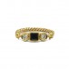 Ring mit Safir und 2 Brillanten Diamanten 0,20 ct. in 18 Kt. 750 Gold Gr. 58