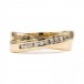 Ring mit Brillanten Diamanten 0,15 ct in 14 Kt 585 er Gold 55 Edel