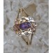 Ring mit Amethyst Amethyste in aus 8 Kt 333 er Gold Grösse 57 top